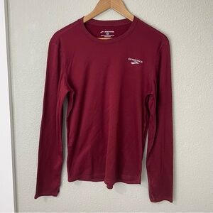 Brooks Men's Burgundy Long Sleeve Tee